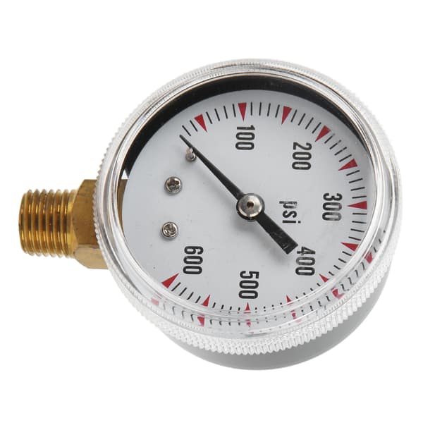 Y50 0-600psi Radialt Trykmåler med 1/4in NPT Messingforbindelse til Trykmåling