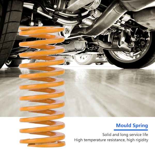 2st OD 10 mm ID 5 mm Hög noggrannhet Stål Gul Mindre lätt belastning Formformsfjäder (TF10*60mm)