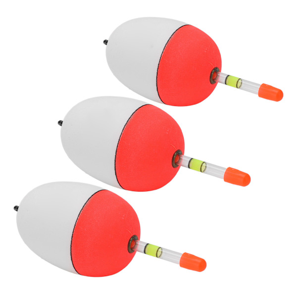 3 stk EVA Lysende Fiskeflyte Lyspinner Skum Plast Bobber Havfiske Slående Flyte 90G