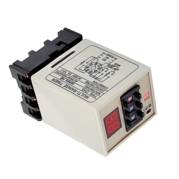 AH3-DM Dual Mode Delay Timer Relæ 0.01S-99H LED-skærm (AC 220V)