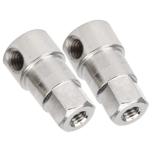 2 stk. metall bakakseldeler for 63 mm dekk Passer for WPL D12 1/10 RC lastebil (045S)