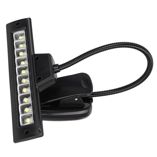 Portable Orchestra Music Stand Light Flexibelt nackklämma på USB-läsande LED-lampa