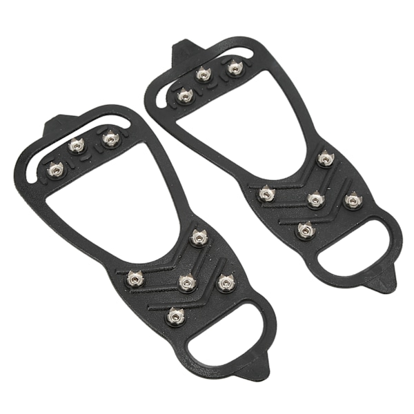 1 par 8-tands ispigge Anti-slip Ice Traction-klodser Sko-greb til at gå på sne og is