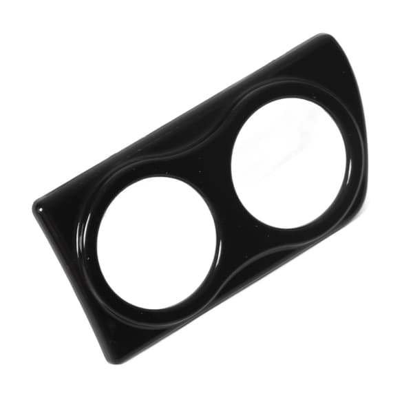 Dobbelt instrumentbræt målerholder til luftventil, blank sort erstatning for Vauxhall Astra H VXR MK5 RHD