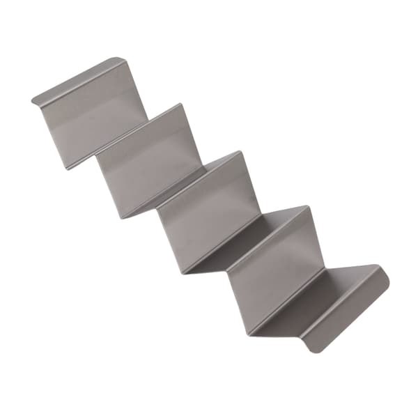 Kjøkken Taco Holder Stativ Bølgeform Rustfritt Stål Taco Shell Holder Grill for Baking L