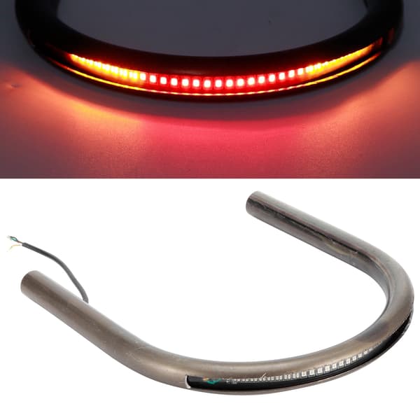 Bakre Sätets Loop Tail Hoop Ram för Cafe Racer Stil Platt Rör Passar för Honda med Broms Blinkers 230mm