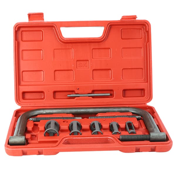 10 st/set Ventiltrycksfjäderskompressor C-klämma Servicekit Avtagning Installerare