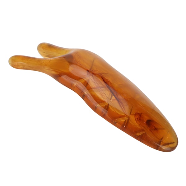 Nose Massager Harts Ansiktsbehandling Longicorn Lyftklämmor Roman Nose Up Scraper Bar Smärtfri bantning för kvinnor Succinitfärg