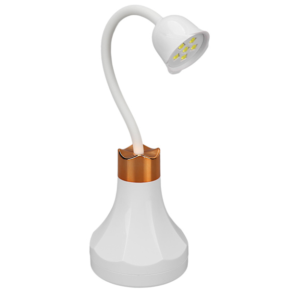 UV LED Neglelampe Bærbar Hjem Neglesalong Roseformet 360 graders roterbar Hands Free Negle tørker Dekorasjon