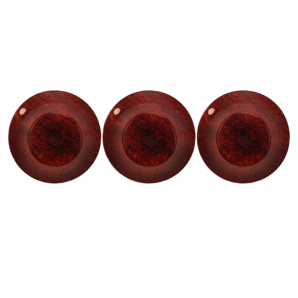 3 st Elgitarrknopp Eco Friendly Wood Gitarr Volymkontrollknopp Byte Redwood