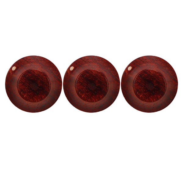 【NX】3 st Elgitarrknopp Eco Friendly Wood Gitarr Volymkontrollknopp Byte Redwood