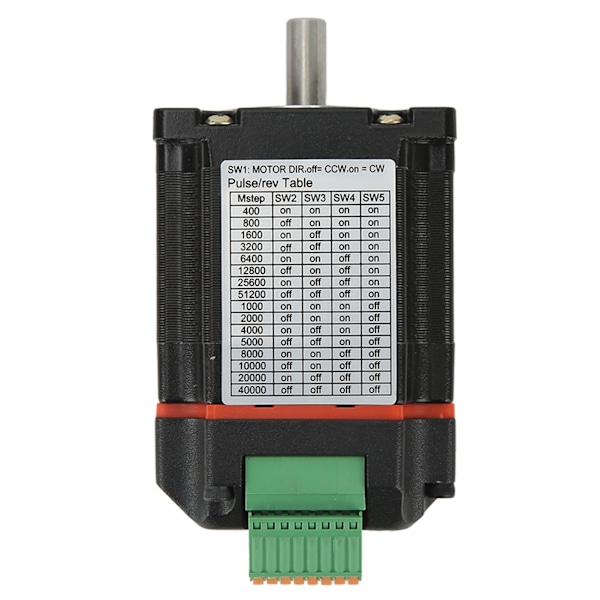 Servomotor integreret lukket sløjfe mikrostepmotor driver 1,5N·m 20‑48V DC med 3D-printerenhed
