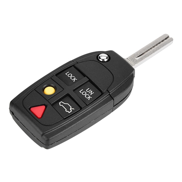 Bilknappfjernkontroll Flip Key Shell Case for Volvo S60 S80 V70 XC70 XC90