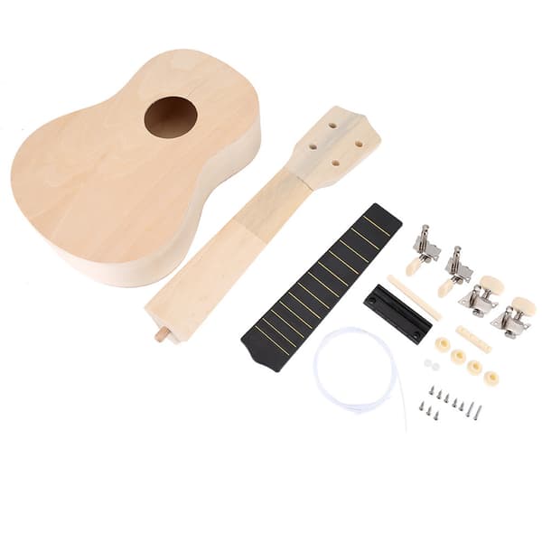 Lag ditt eget 21-tommers Hawaii Ukulele Kit Barn DIY-leker monteringssett