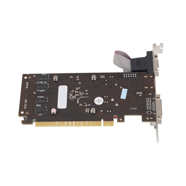 GT610 1GB DDR3 grafikkortstøtte DVI VGA HD Multimedia Interface 64-biters spillgrafikkort med Silence Cooling Fan