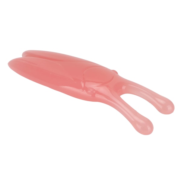 High Bridge Nose Scraper Nose Massager Reduction Nose Alar Gua Sha Nose Tool for Shape Jawline Puffiness Reducing Pink