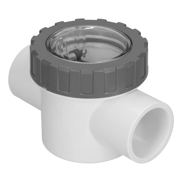 PVC Backventil Pool Transparent Icke-Returventil Ersättningstillbehör (V401A)