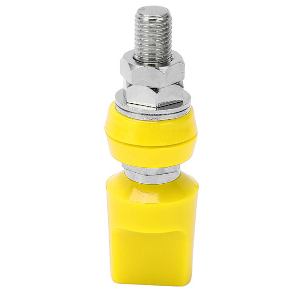 Plint Multifunksjonell 4 mm Messing Flat Deksel M8 100A Høystrøms Klemmeskrue med JackYellow