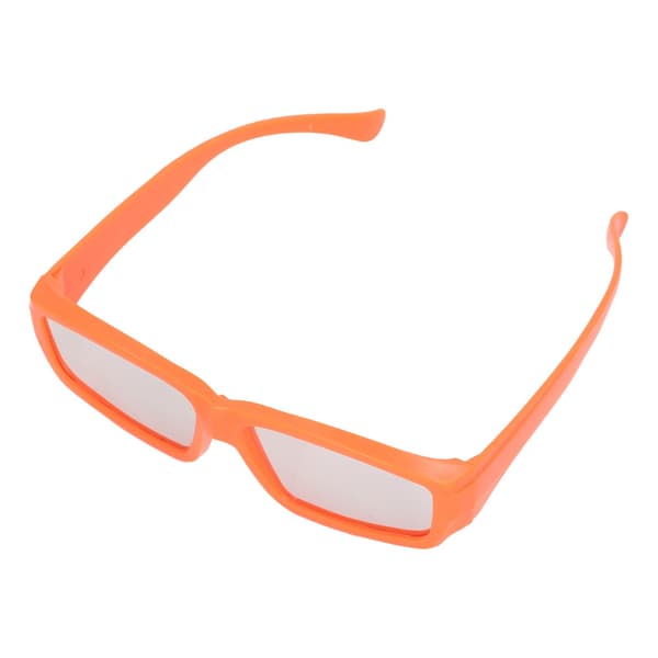 5-pack Solar Eclipse Glasses Professional Safe Plastic Direct Sun Viewing for Teens Adults Orange