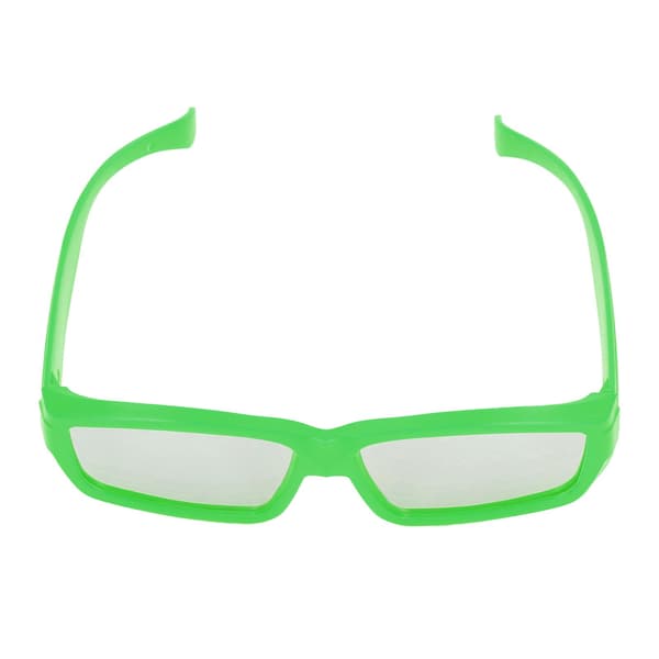 5-pack Solar Eclipse Glasses Professional Safe Plastic Glasses for Direct Sun Viewing for Teens Adults Green