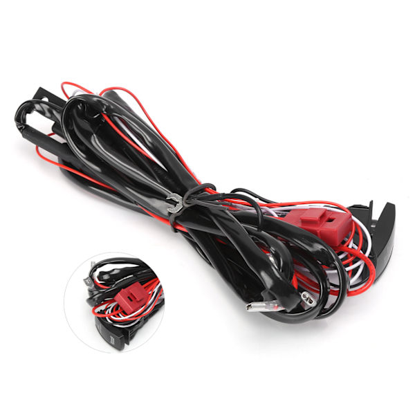 40A 12V LED-spotlightkoblingssett 1-til-2 IP67 Vanntett for Bil Motorsykler ATV UTV