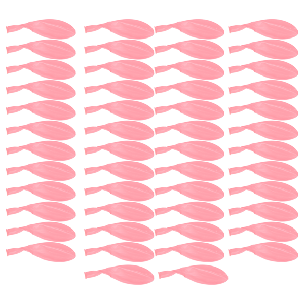 50 stk. Balloner Latex Materiale Luftballoner Festdekoration Flydende Pynt Pink
