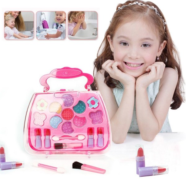 Børnepiger Makeup Sæt Miljøvenligt kosmetisk legetøj