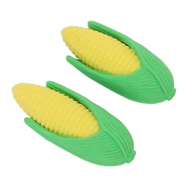 100st Mini Corn Erasers Mini Corn Style Säker Giftfri PTR Ofta använda Barn Pencil Erasers Kompatibel med Barn Skolfest