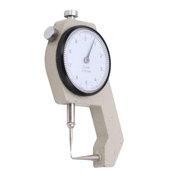 Tjockleksmätare Bärbar Clear Scale Pointer Display Slitstark Tjockleksmikrometer för mätning Böjd spets 0-10 mm
