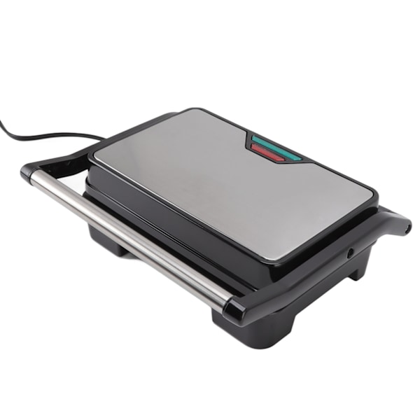 Panini-pressgrill 850W dobbeltsidig oppvarming Nonstick frokostsmørbrødmaker for kjøkken US 110V