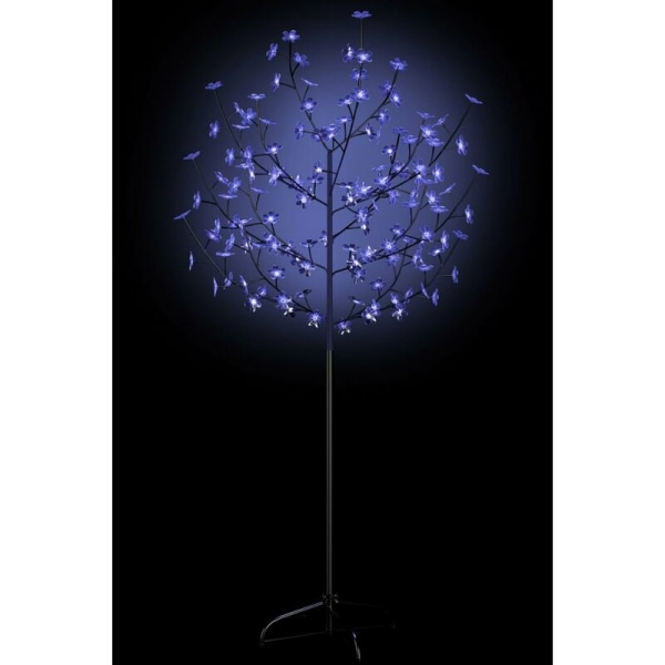 Joulukuusi 120 LED sininen Kirsikankukka 150 cm