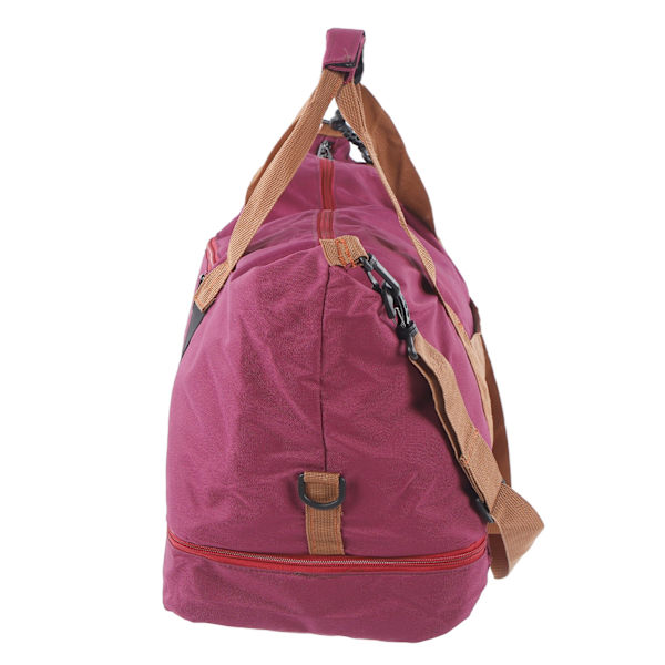 Reise-Weekendbag med Tørr/Vått-Separering Sportsgym Bag Skulderbag Stor Kapasitet for Menn Kvinner Lilla
