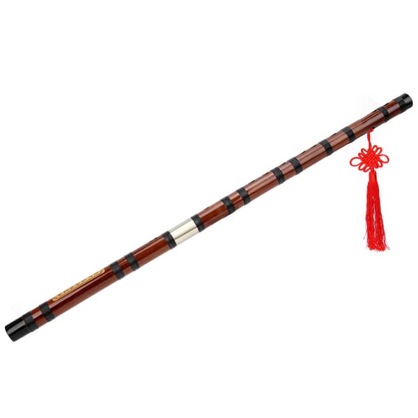 Bamboo Flute DKey Bokstäver Body Torrt material Dizi Kit Traditionellt blåsinstrument