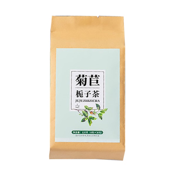 30 Count cikoria Gardenia te Kudzu rot kardborre rot hälsosam tepåse Lily Lakrits Örtte Provtagare 120g