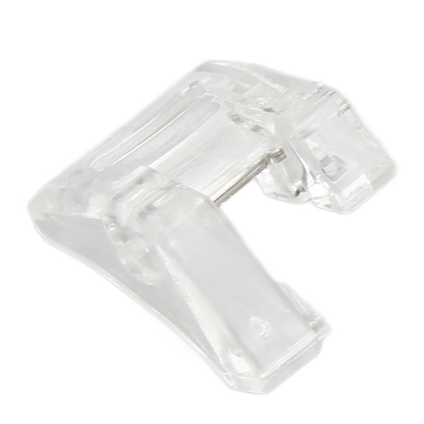 R Pressarfot Slitstark Transparent textur Plastmaterial Läder Pressarfot för Viking