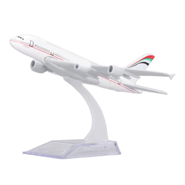 【NX】Trykstøbt 380 Passagerfly Model Legering Simuleret Udsøgt Flymodel Dekoration til Hjem, Studie, Kontor