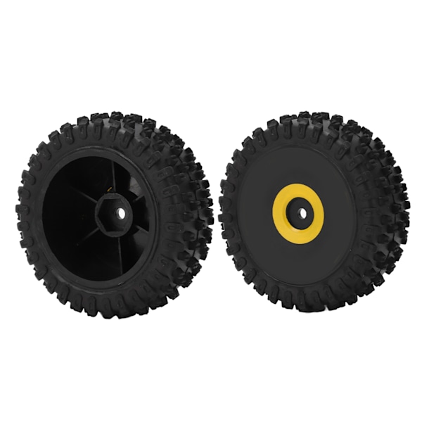 2 kpl RC-auton etupyörää ja -rengasta, RC-kumirenkaat muovipyörillä WLtoys 144010 1/14 kauko-ohjattavalle autolle