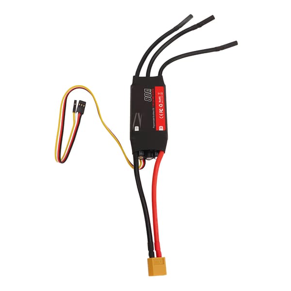 80A Børsteløs ESC 32 Bit Processor RC Børsteløs Motor Elektrisk Hastighedsregulator Del til DIY RC Fly Fastvinge Drone