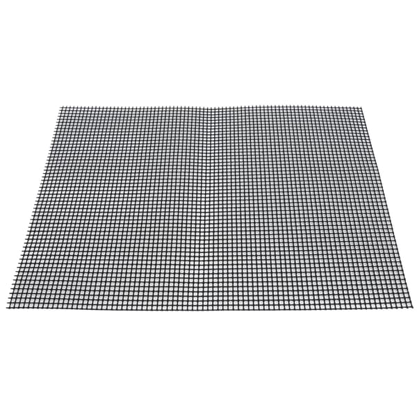 Fødevaregodkendt non-stick gitter Multifunktionel grillmåtte Kompatibel med udendørs grill (sort 30x40 cm)