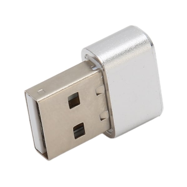 USB Mouse Mover Tiny Oupptäckbar med separat läge På Av-knappar Stöder 3 spår Plug and Play Håller PC Laptop Awake Silver
