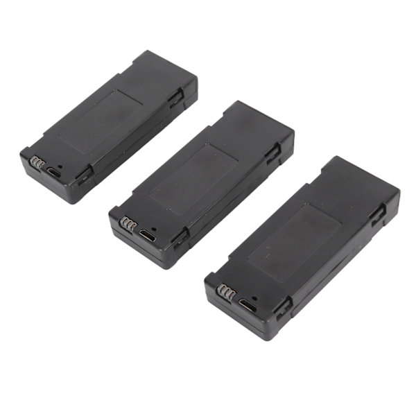 3st Drönarbatteri 2600MAH 3,7V Uppladdningsbart Quadcopter Drönarlitiumbatteri för E88 för Borstlöst för S13 S1 APP8GPS