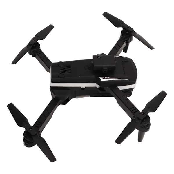 Foldbar drone med 4K enkelt kamera WiFi LED-lys 50x Zoom One Key Take Off 4K Intelligent Hindringsovervågning RC Quadcopter Sort
