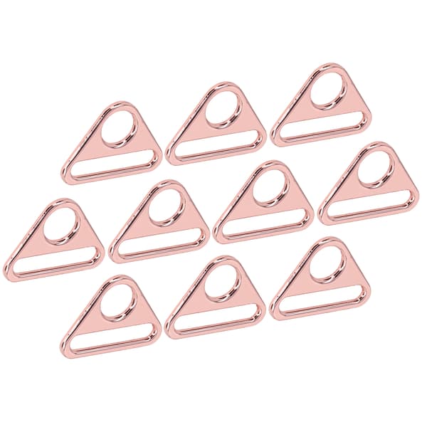 【NX】10st justerbart spänne 38 mm zinklegering Material Multipurpose Lättvikts bärbart bagagetillbehörRose Gold