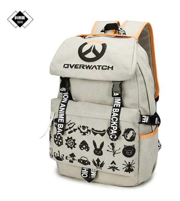 Overwatch Ryggsäck Skolväska Model grå gray