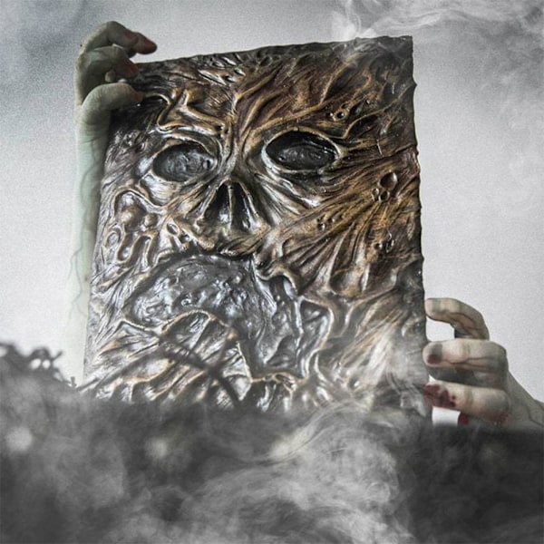 Evil Dead Bogstavbog Læder Indbundet Journal Trollformler Dekoration Gyserfilm Rekvisit Dekor Notesbog