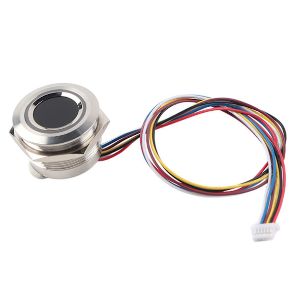 R503 Circular Capacitive Fingerprint Identification Module med 2-färgad ringindikatorlampa