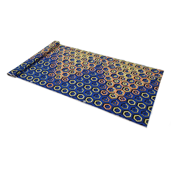 6 meter afrikansk polyester voksprint stof Forskellige farverige mønstre Geometriske mønstre polyesterfarbic til gør-det-selv-kjoler FP6258