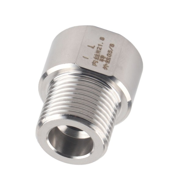 CO2-regulatoradapter Sylinderkontaktkonvertering for akvarium (W21.8 til G5/8)