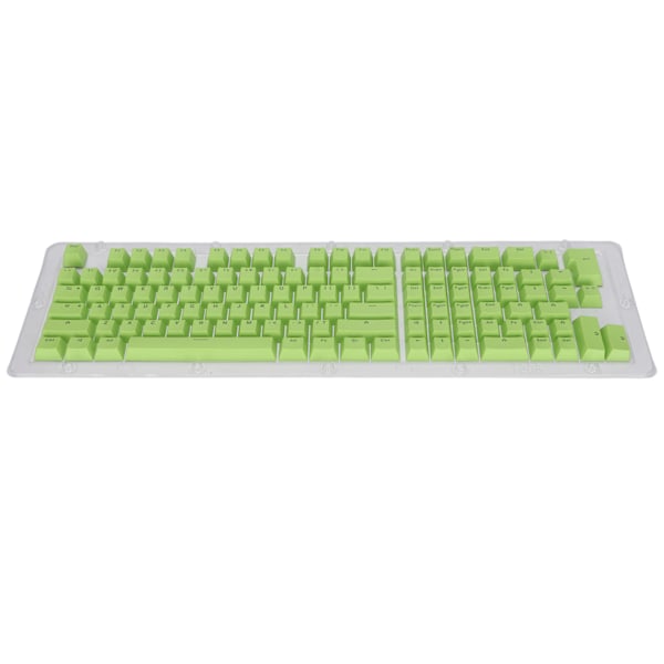 Tangentbord Tangentkapslar 114 tangenter PBT OEM Höjd Tvåfärgad Injektion Ljussändande Mekaniskt tangentbord KeycapMini Apple Green