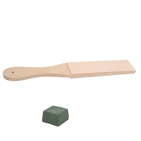 Läder Polish Slip Strop Dubbelsidig träslipbräda med slippasta